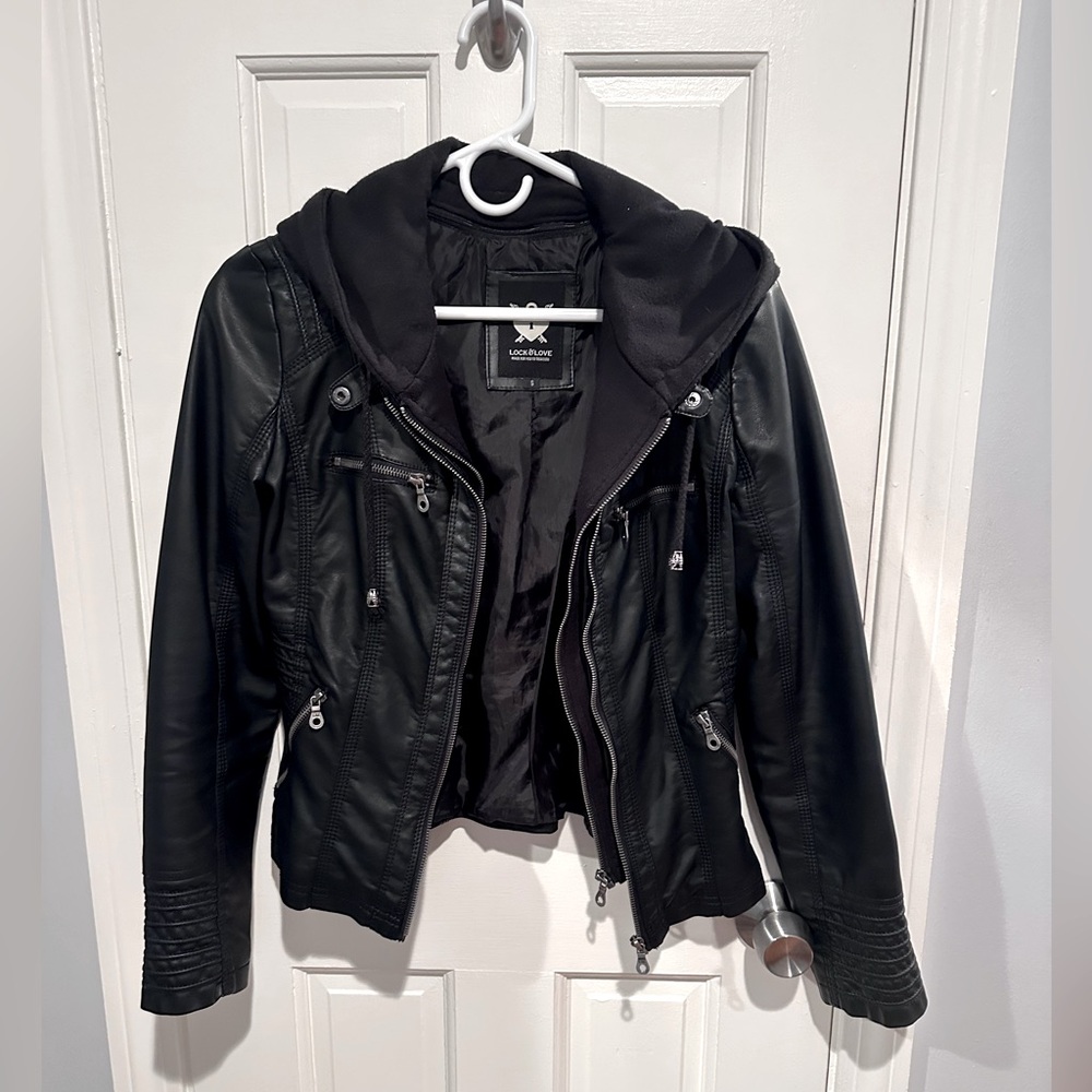 Faux Leather Jacket